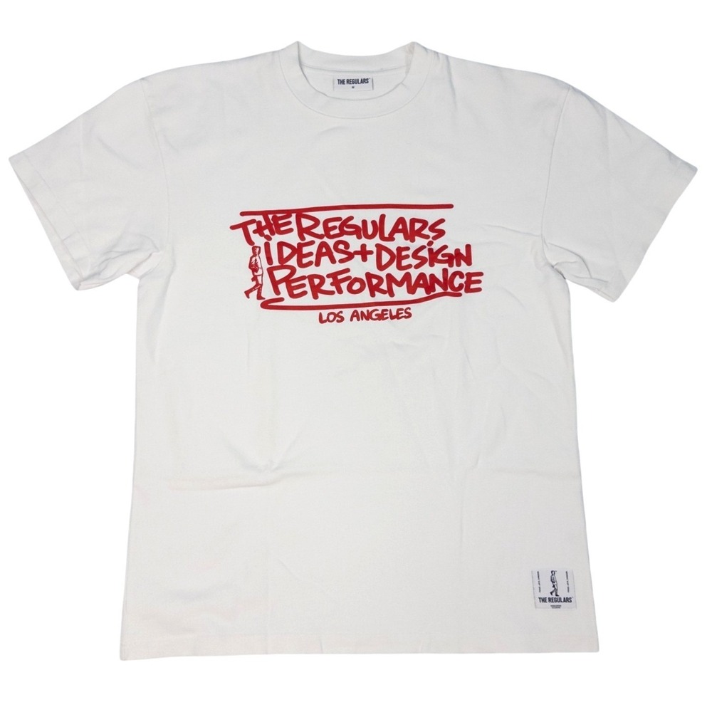 The Regulars Ideas Design T-Shirt Mens Size M Oversized Fit Skate Rap White